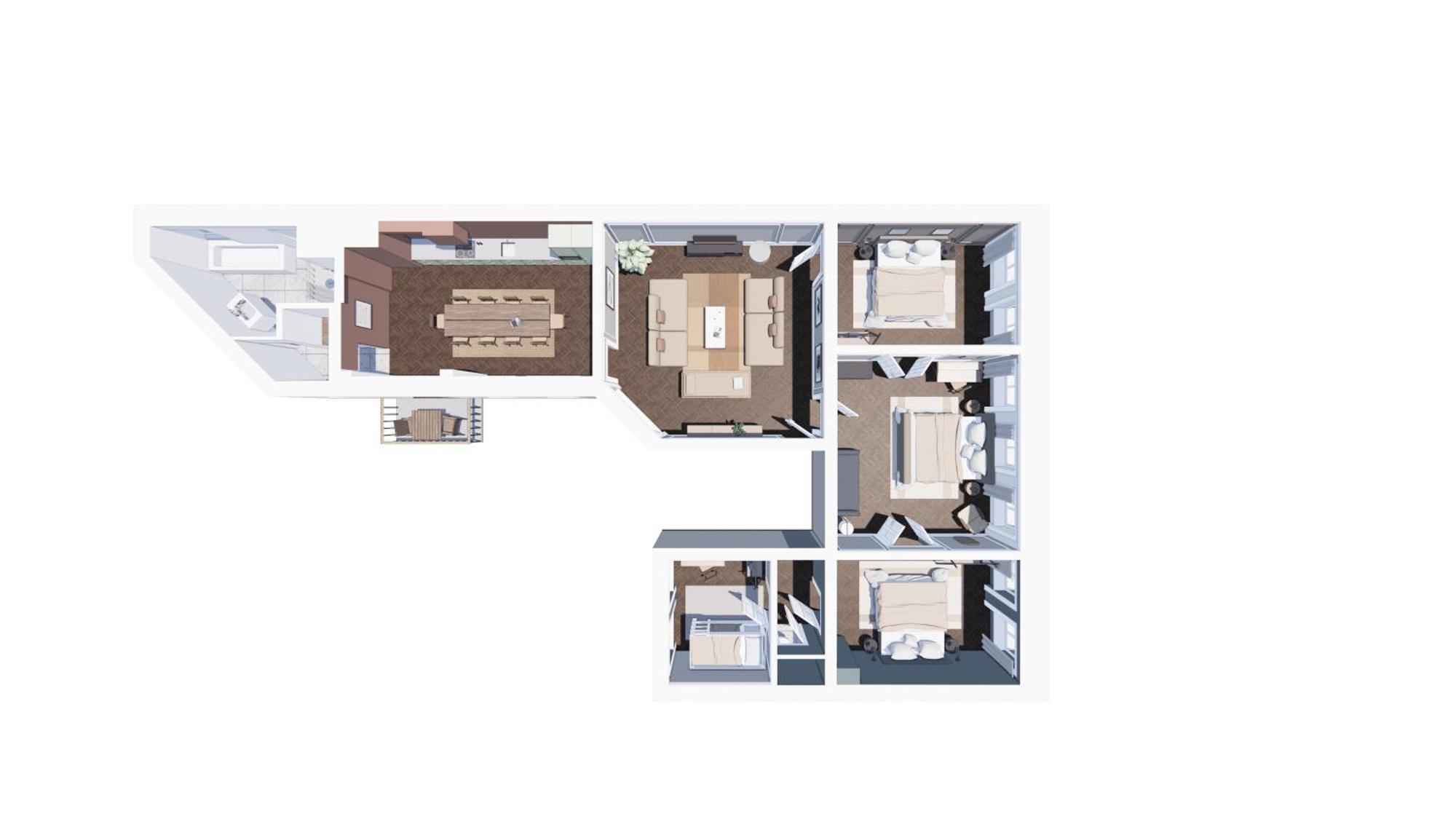 220Sqm Designer Apt - Copenhagen City Center - Private Balcony Exterior photo